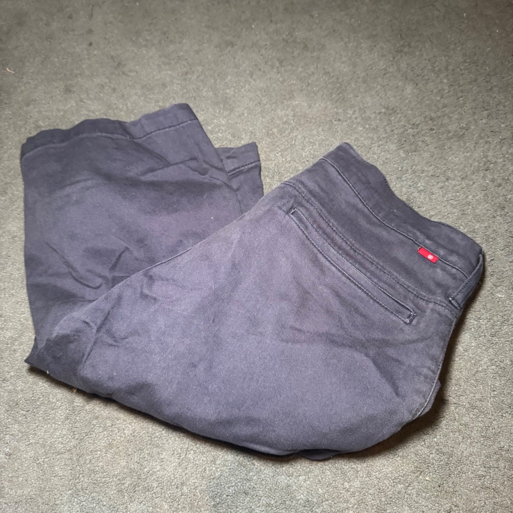 Levis 511 Slim Fit Chino Shorts Mens W34 Navy Blue Cut Off Casual 16836305